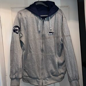 G-III Seattle Seahawks reversible jacket hoodie. EUC
